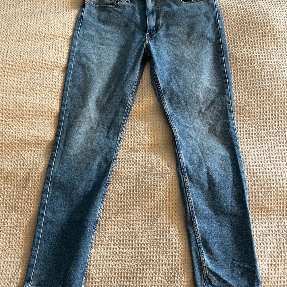 Levi's Blue Straight Jeans Classic Denim - Picture 4 of 4